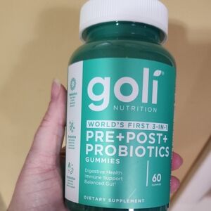 Goli Nutrition Green Pre+Post+Probiotics Gummies